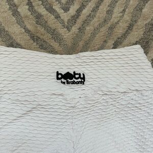 Booty by Brabants Textured White Leggings